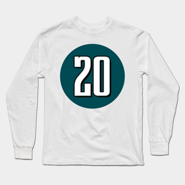 Brian Dawkins Long Sleeve T-Shirt by naesha stores